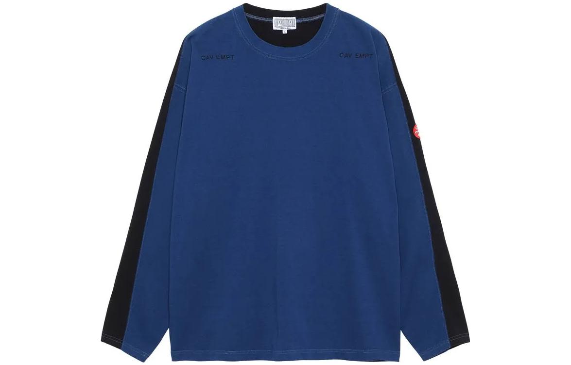 Cav Empt Colorblock Striped Crewneck Long Sleeve Sweatshirt CES21LT03