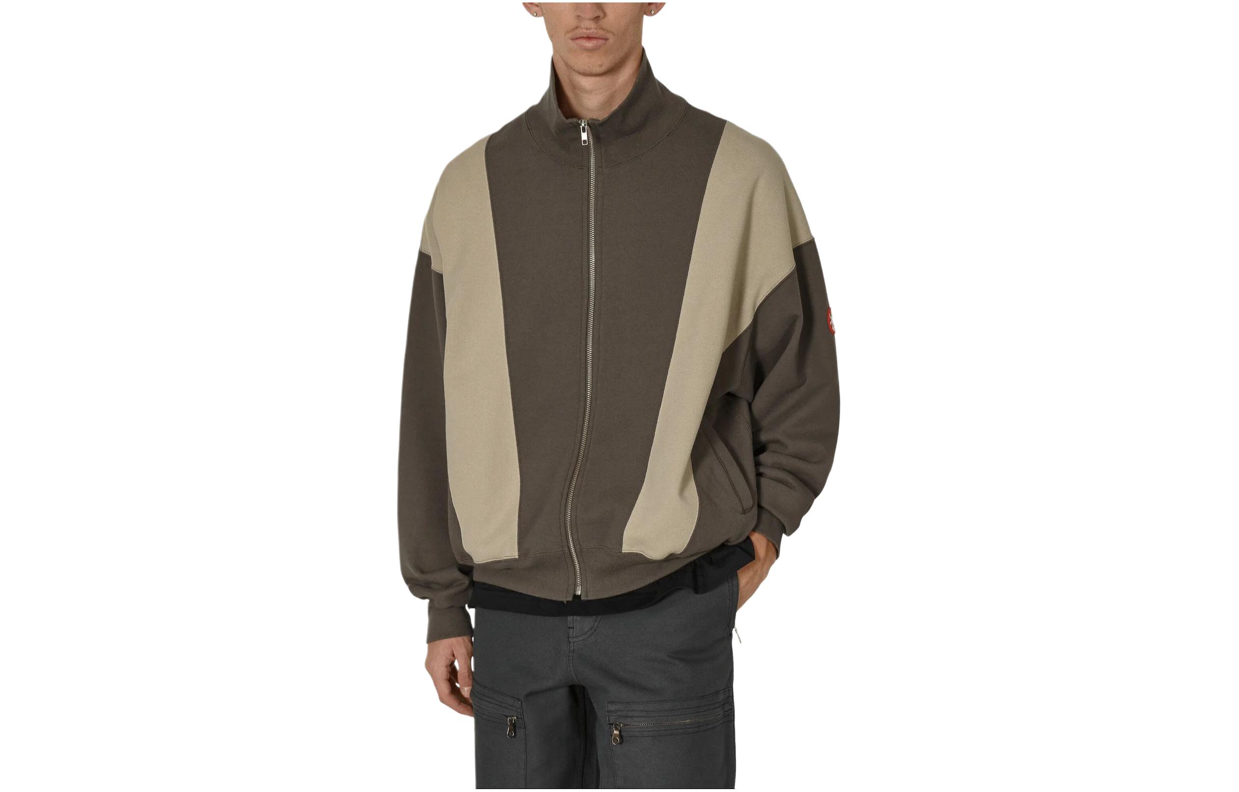 Cav Empt Colorblock Zip-Up Casual Jacket - Charcoal CES24CS18-001