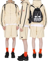 Cav Empt Colorblock Zip-Up Hoodie Jacket Beige . CES24CS20 Cav Empt Colorblock Zip-Up Hoodie Jacket Beige . CES24CS20