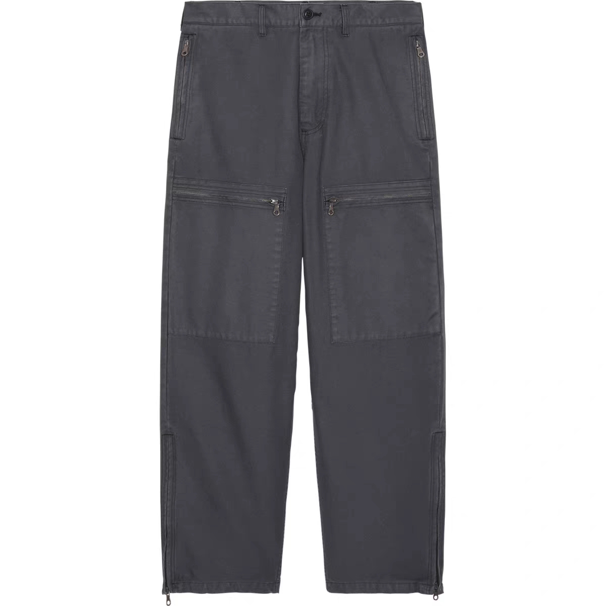 Cav Empt Colour Cords Charcoal  Casual Straight Pants Grey Color. CES24PT13