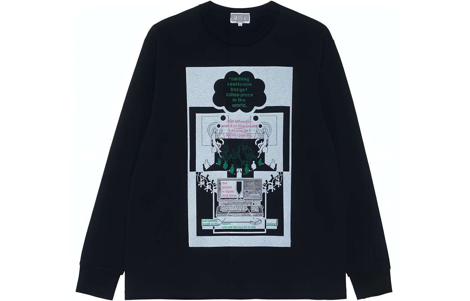 Cav Empt Computer Graphic Sweatshirt Black CES18LT01