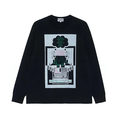 Cav Empt Computer Graphic Sweatshirt Black CES18LT01