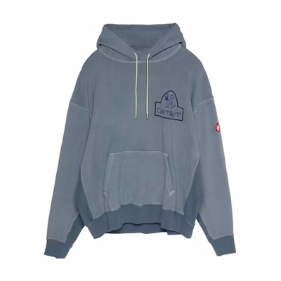 Cav Empt Crocodile Pattern Dyed Hoodie Blue CES17CS16