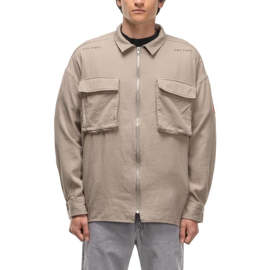 Purchase Chaqueta con Cremallera Cav Empt CW Gris Caqui con Bolsillos. CES-21JK20