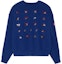 Buy Cav Empt Embroidered Graphic Cartoon Pullover Sweatshirt Blue Unisex CES18CS04
