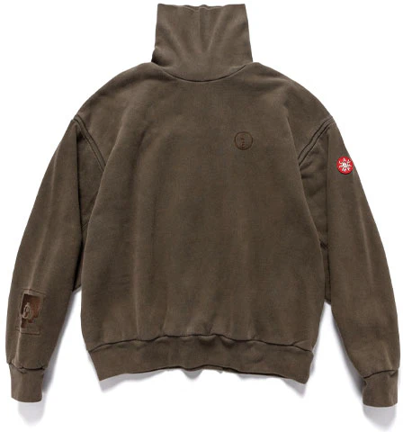 cav-empt-embroidered-turtleneck-long-sleeve-sweatshirt-brown-ces-20-cs-19