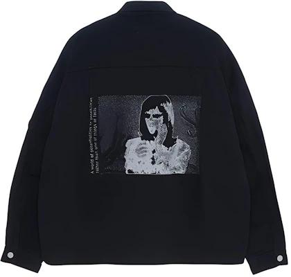 Cav Empt 脸部印花长袖夹克 男女同款 黑色 CES17JK18 Buy Cav Empt 脸部印花长袖夹克 男女同款 黑色 CES17JK18