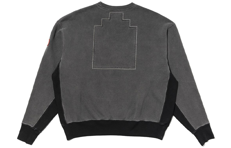 Lookbook Sudadera Unisex Cav Empt Gris con Bordado y Patrón Desvanecido. CES17CS05