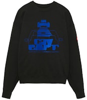 Cav Empt FW21 Black Logo Print Pullover Crewneck Sweatshirt CES20CS02 Cav Empt FW21 Black Logo Print Pullover Crewneck Sweatshirt CES20CS02
