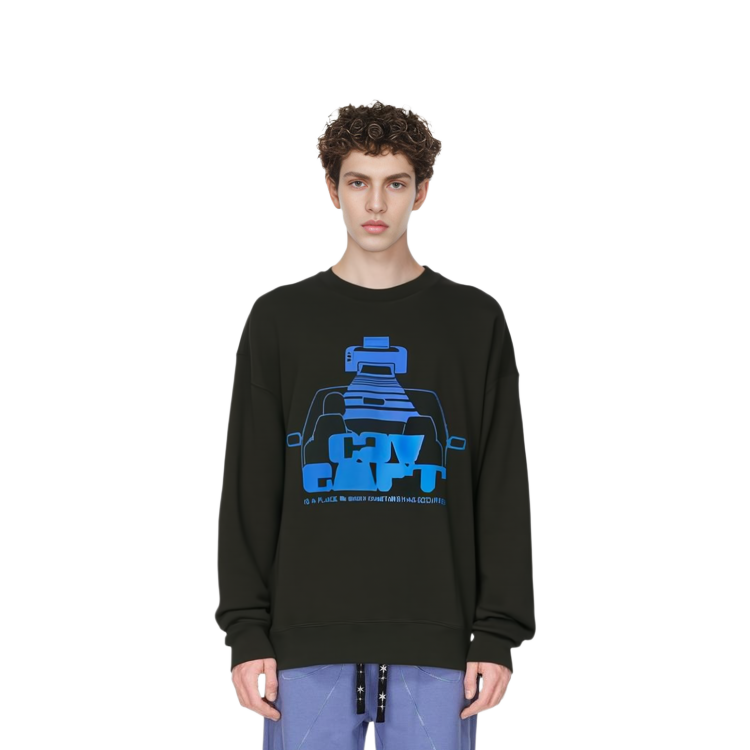 Purchase Sudadera Negra con Logo Cav Empt FW21 Crewneck Pullover. CES20CS02