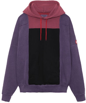 Cav Empt FW21 Colorblock Pullover Sweatshirt Unisex Purple CES20CS10 Buy Cav Empt FW21 Colorblock Pullover Sweatshirt Unisex Purple CES20CS10
