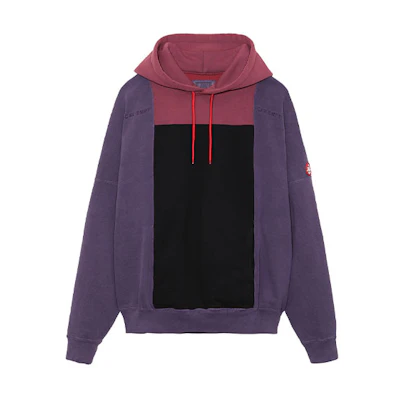 Cav Empt FW21 Colorblock Pullover Sweatshirt Unisex Purple CES20CS10