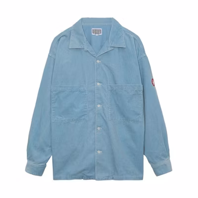 Cav Empt FW21 Corduroy Patchwork Distressed Jacket Blue () CES20SH06