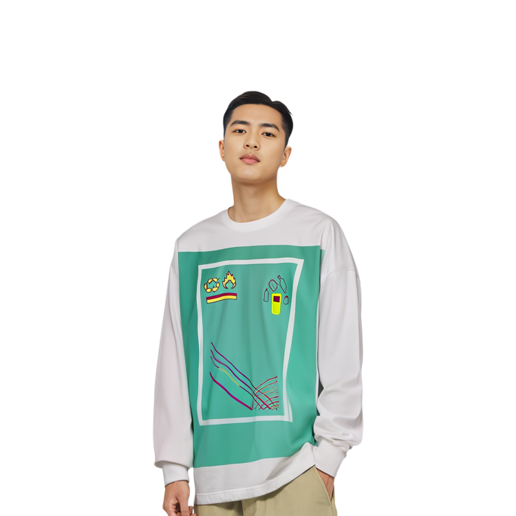 Shop Cav Empt FW21 Graphic Print Sweatshirt White - Fashion CES20LT04