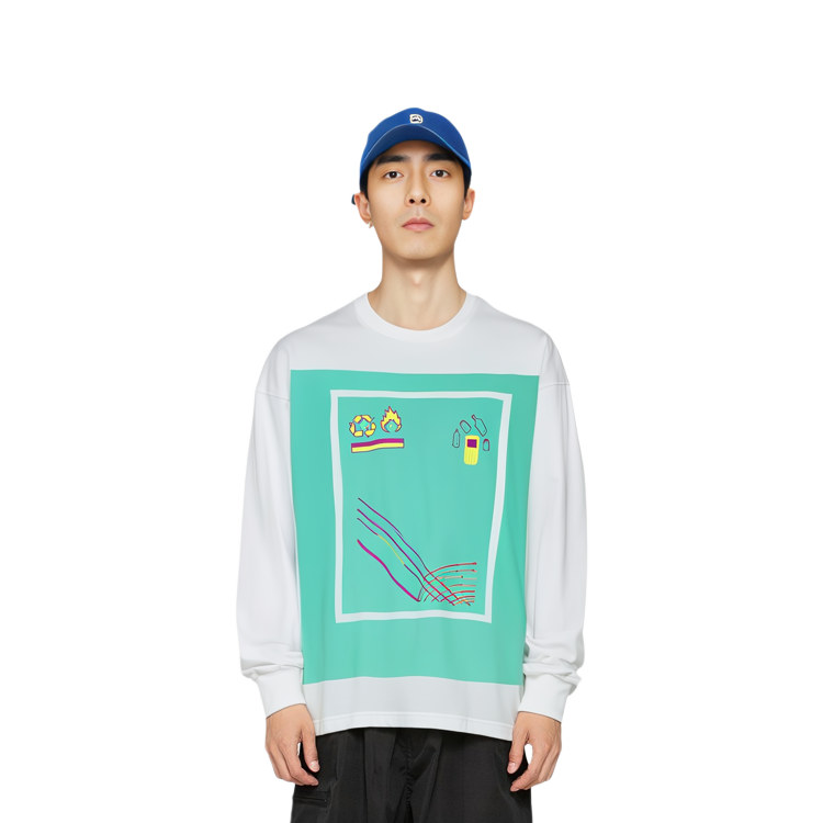 Details for Cav Empt FW21 Graphic Print Sweatshirt White - Fashion CES20LT04