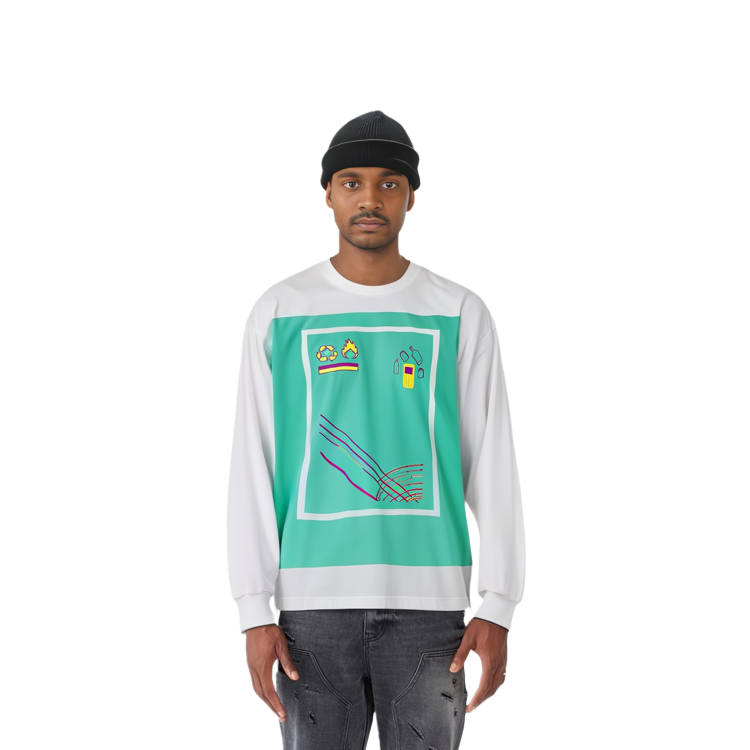 Sizing Cav Empt FW21 Graphic Print Sweatshirt White - Fashion CES20LT04