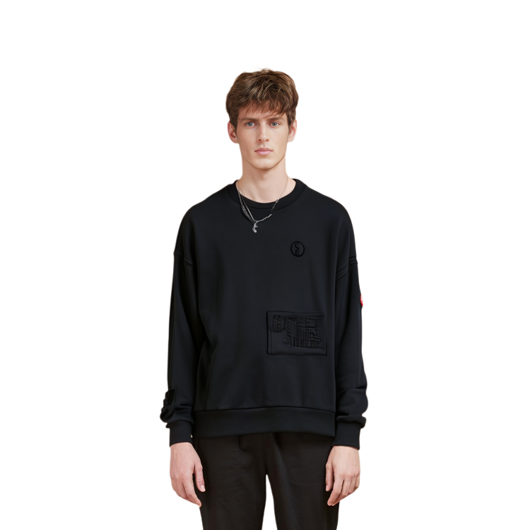 Details for Cav Empt FW21 字母設計套頭衫 黑色 CES20CS18