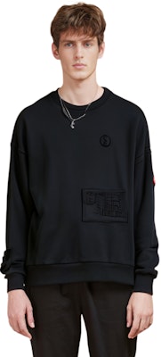Cav Empt FW21 Letter Pullover Sweatshirt Black CES20CS18 Details for Cav Empt FW21 Letter Pullover Sweatshirt Black CES20CS18