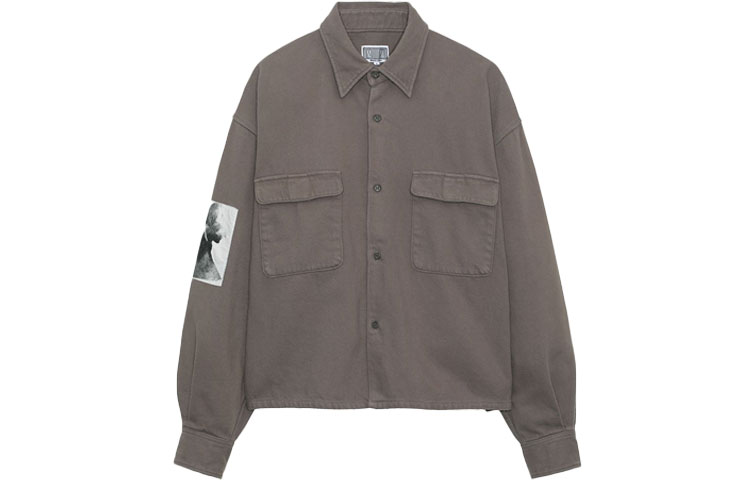 Cav Empt FW21 Logo Patch Jacket Grey CES20JK25