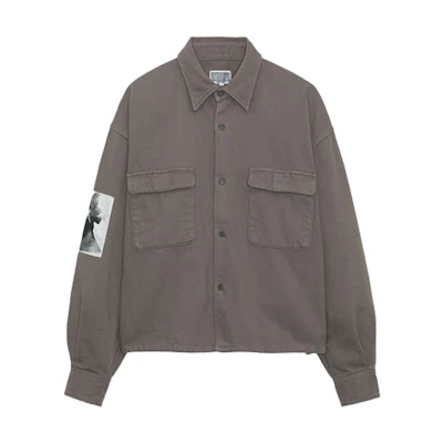 Cav Empt FW21 Logo Patch Jacket Grey CES20JK25