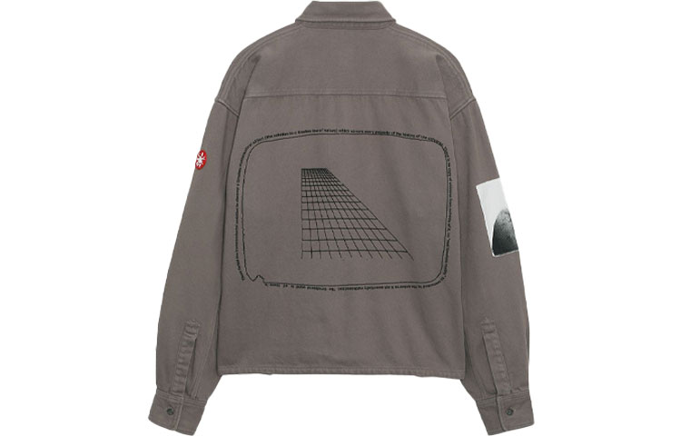 Lookbook キャブエンプト FW21 ロゴパッチ ジャケット グレー CES20JK25