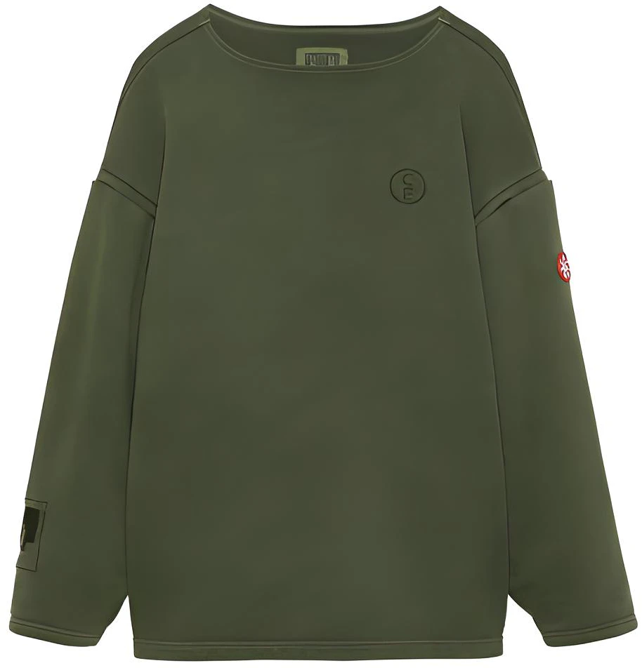 cav-empt-fw-21-logo-reversible-pullover-sweatshirt-unisex-dark-green-ces-20-cs-20