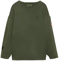 Cav Empt FW21 Logo Reversible Pullover Sweatshirt Unisex Dark Green CES20CS20 Cav Empt FW21 Logo Reversible Pullover Sweatshirt Unisex Dark Green CES20CS20