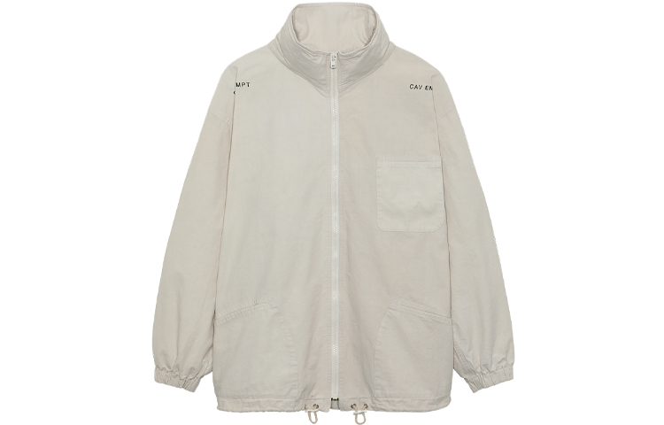 Cav Empt FW21 Loose Fit Patterned Jacket with Detachable Hood Khaki Men’s. CES20JK14