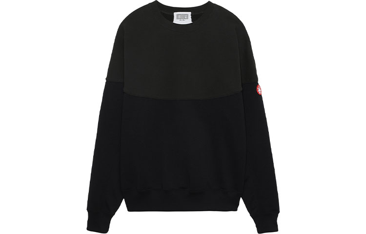 Cav Empt FW21 Panelled Crewneck Sweatshirt Unisex. CES20CS05