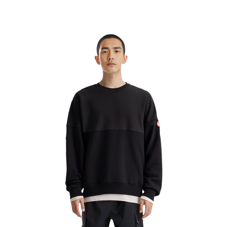 Shop Sudadera Unisex Cav Empt FW21 Panelada Crewneck. CES20CS05