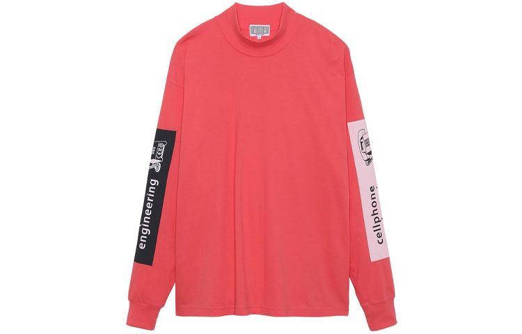 Cav Empt FW21 Pink Printed Long Sleeve Sweatshirt Unisex CES20LT03