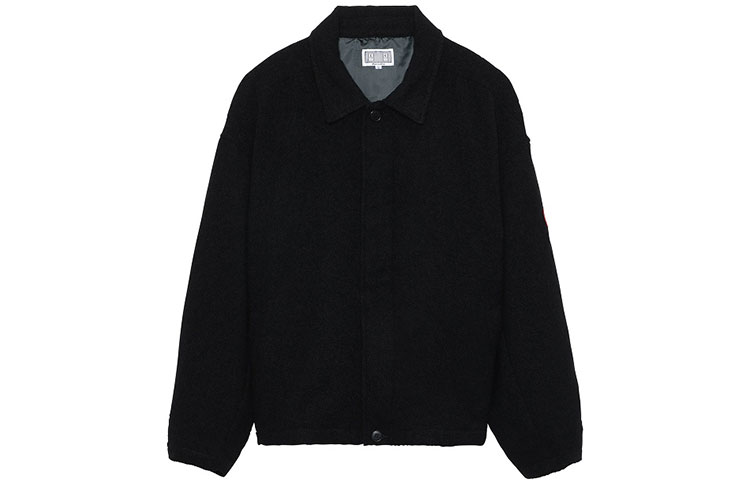 Cav Empt FW21 Plain Collar Jacket Black CES20JK10