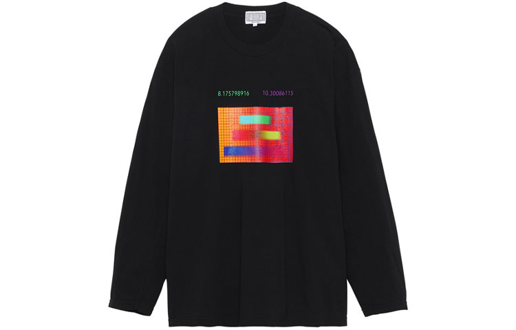 Cav Empt FW21 Printed Long Sleeve Sweatshirt Unisex Black CES20LT05