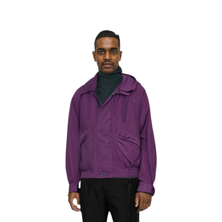 Shop Cav Empt FW21 紫色印花連帽外套 男女款. CES20JK13