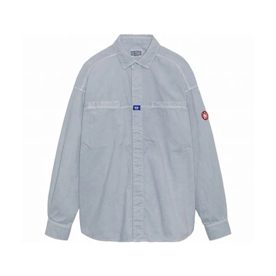 Cav Empt FW21 Solid Color Multi-Pocket Long Sleeve Shirt Unisex. CES20SH03