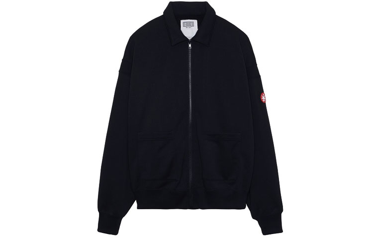 Cav Empt FW21 Solid Color Zip Jacket Unisex Black CES20CS17