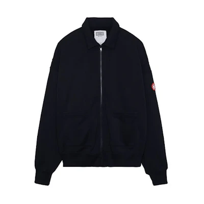 Cav Empt FW21 Solid Color Zip Jacket Unisex Black CES20CS17