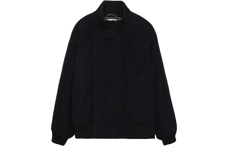 Cav Empt FW21 Solid Cotton Single-Breasted Jacket Black CES20JK05