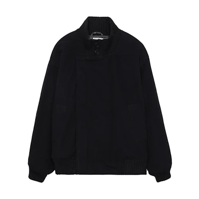 Cav Empt FW21 Solid Cotton Single-Breasted Jacket Black CES20JK05