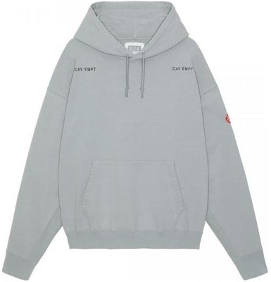 Cav Empt FW22 Letter Graphic Print Long Sleeve Sweatshirt Grey. CES22CS11 Buy Cav Empt FW22 Letter Graphic Print Long Sleeve Sweatshirt Grey. CES22CS11