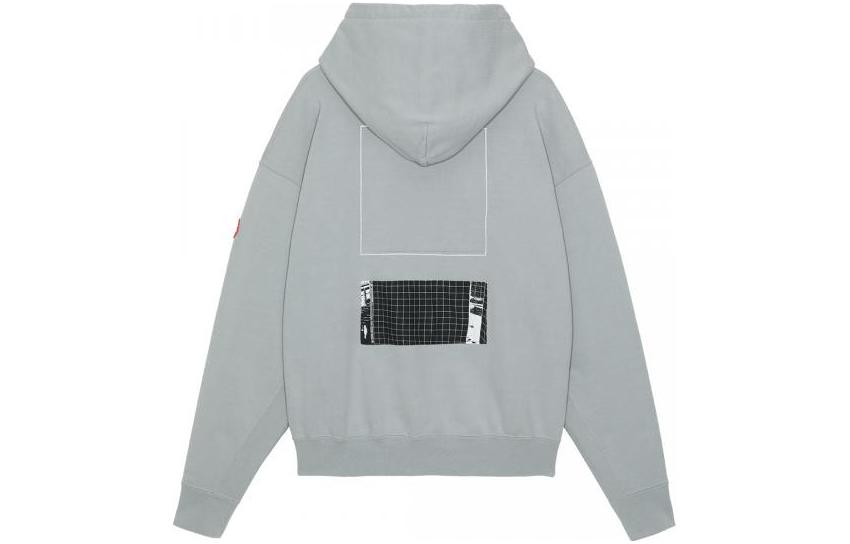 Lookbook Cav Empt FW22 Sweater Lengan Panjang Abu-Abu dengan Desain Huruf. CES22CS11