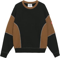 Cav Empt FW22 Pullover Sweatshirt Black with Back Patch Design. CES22A55 Cav Empt FW22 Pullover Sweatshirt Black with Back Patch Design. CES22A55