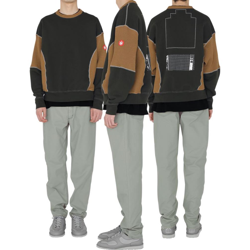 Shop キャブエンプト FW22 プルオーバースウェット ブラック バックパッチデザイン入り. CES22A55