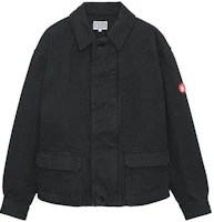 Cav Empt FW22 Ash Short Zip Jacket - Black Long Sleeve Collar Jacket CES20JK17 Cav Empt FW22 Ash Short Zip Jacket - Black Long Sleeve Collar Jacket CES20JK17