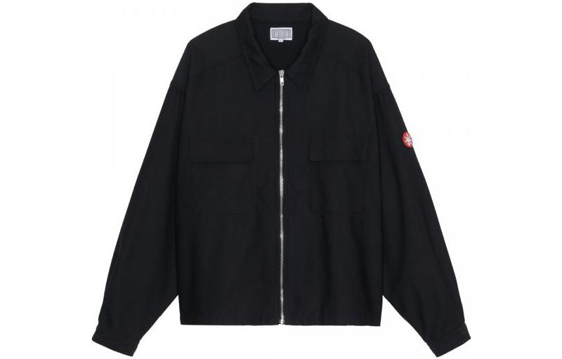 Cav Empt FW22 Black Casual Zip Pocket Logo Long Sleeve Jacket CES22JK21