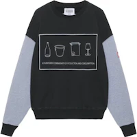 Order Cav Empt FW22 拼色字母印花圓領長袖衛衣 男女適用 CES22CS05