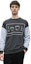 Lookbook Cav Empt FW22 Colorblock Letter Print Crewneck Long Sleeve Sweatshirt Unisex CES22CS05
