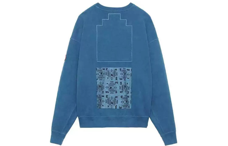 Lookbook キャブエンプト FW22 刺繍グラフィック クルーネック スウェット メンズ ウォッシュブルー CES7478