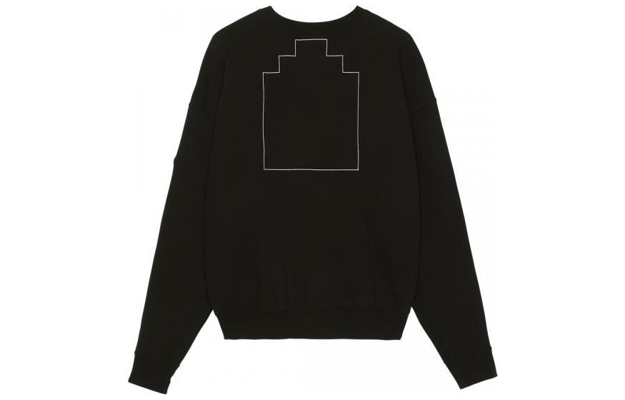 Lookbook Cav Empt FW22 Sweater Lengan Panjang Unisex Hitam dengan Desain Grafis. CES22CS04