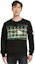 Shop Cav Empt FW22 Graphic Crewneck Pullover Long Sleeve Sweatshirt Unisex Black CES22CS04
